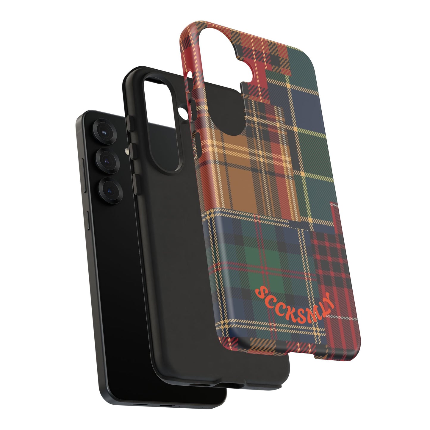Heritage Hues Patchwork Tough Phone Case for Samsung