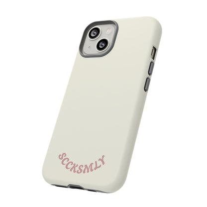 Sweet Oat Milk Tough Phone Case for Apple