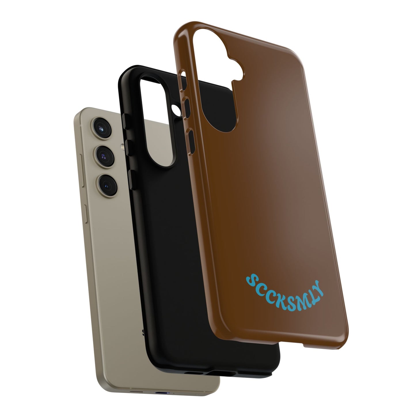 SOLID Chocolate Coco Tough Case for Samsung