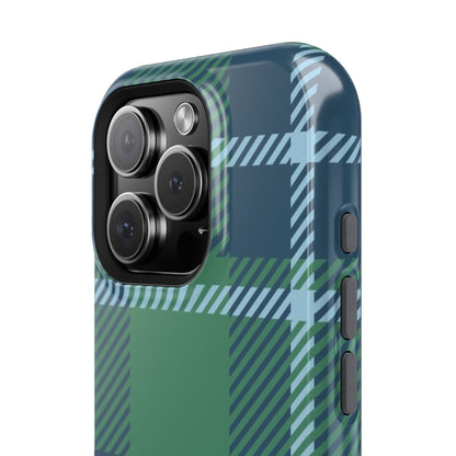 Earth and Sky Plaid Phone Case for Apple
