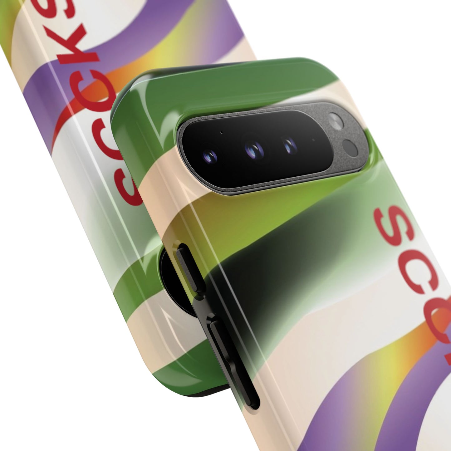 Green Waves Phone Case for Google Pixel