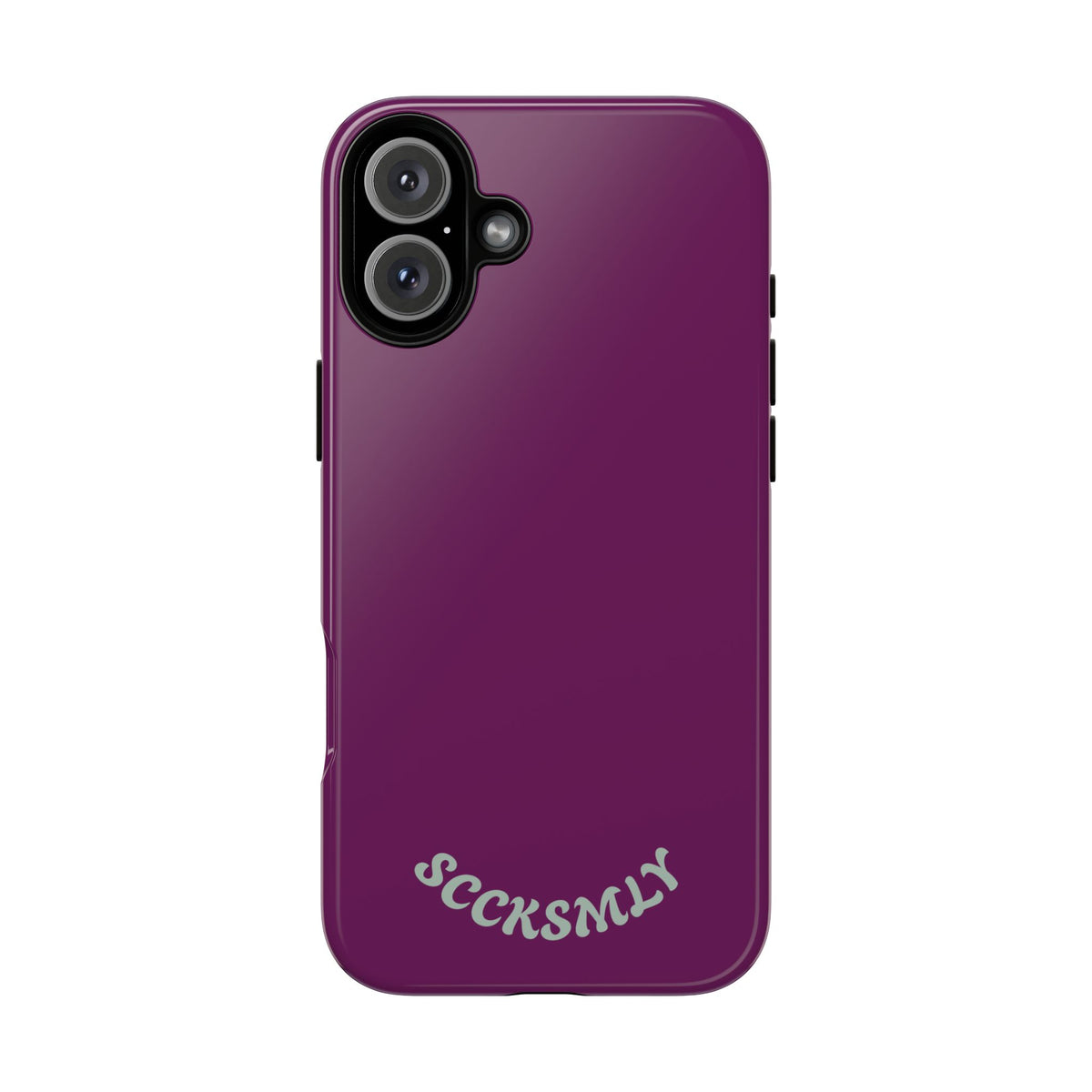 SOLID Amethyst Matte Tough Phone Case for Apple