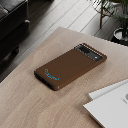 SOLID Chocolate Coco Tough Case for Google Pixel