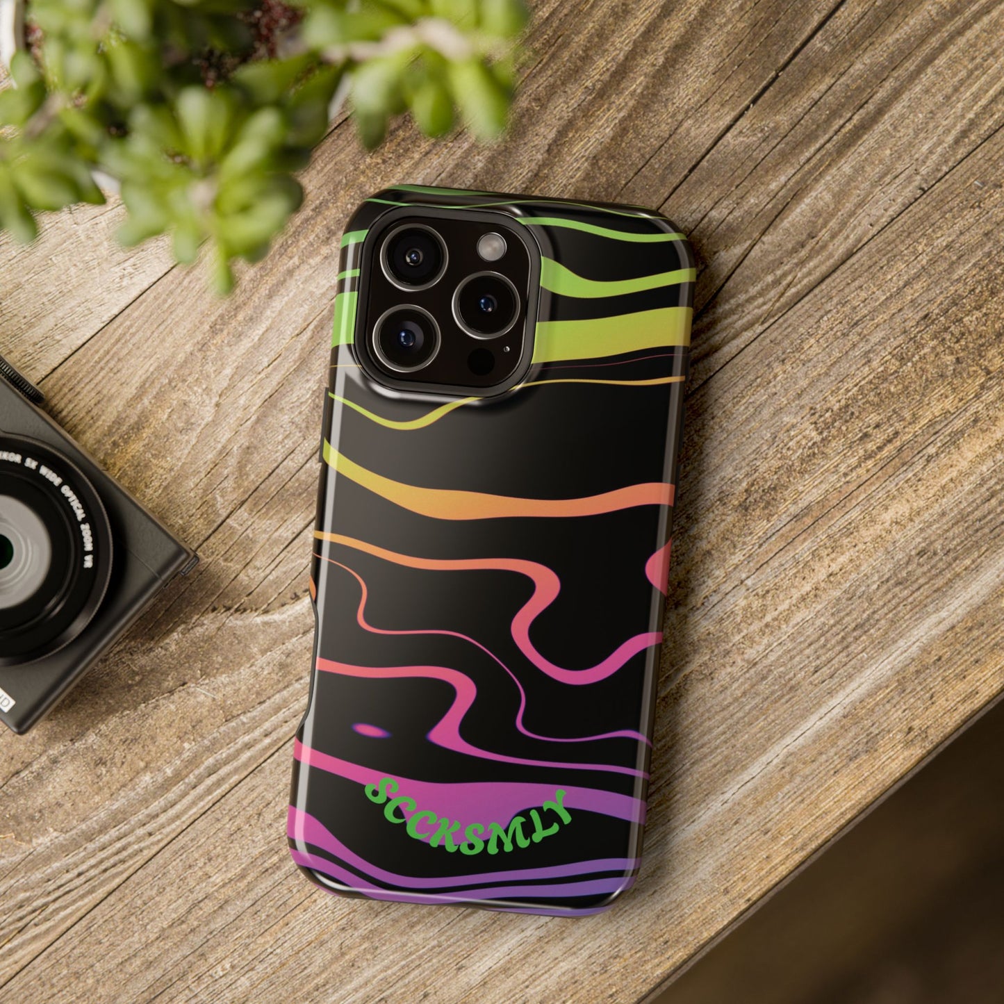 Dark Rainbow Phone Case for Apple