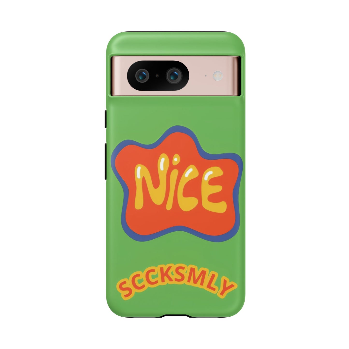 Green "NICE" Tough Phone Case for Google Pixel