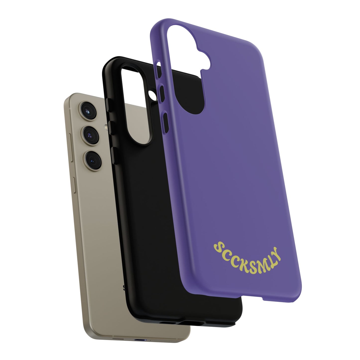 SOLID Dreamy Dusk Purple Tough Case for Samsung
