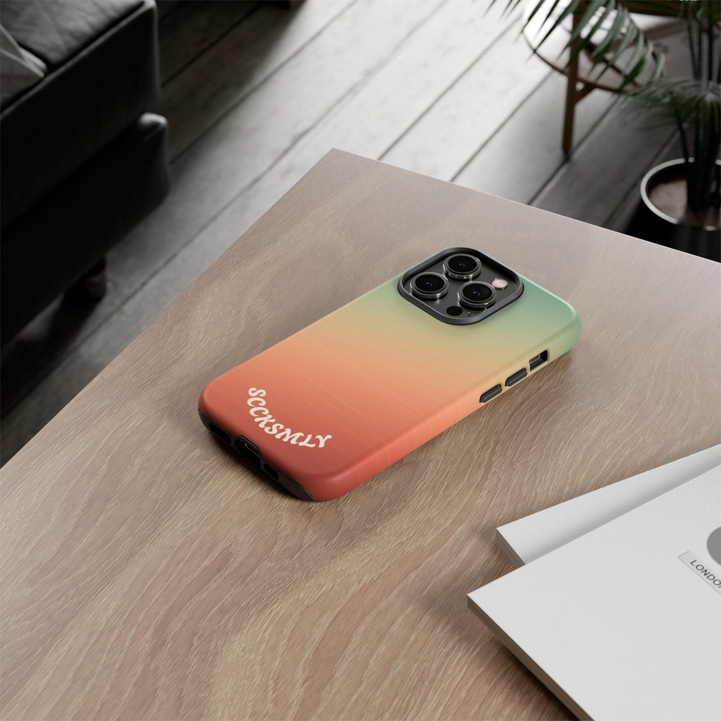 Warm Ombré Tough Phone Case for Apple