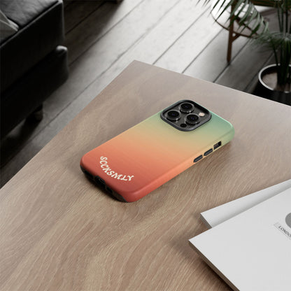 Warm Ombré Tough Phone Case for Apple