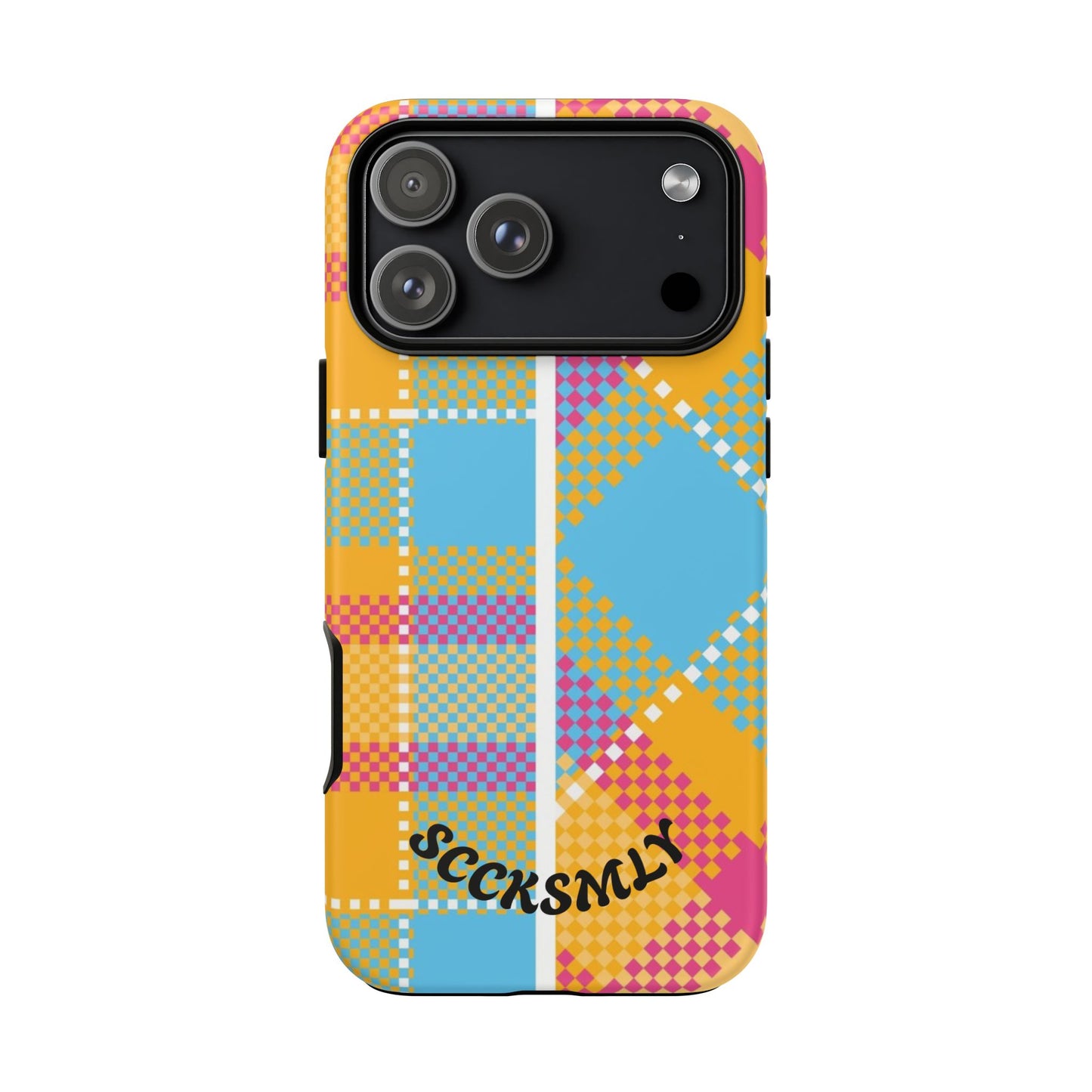 Pattern Punch Phone Case for Apple