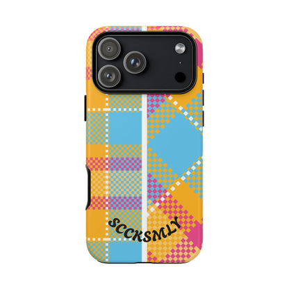 Pattern Punch Phone Case for Apple