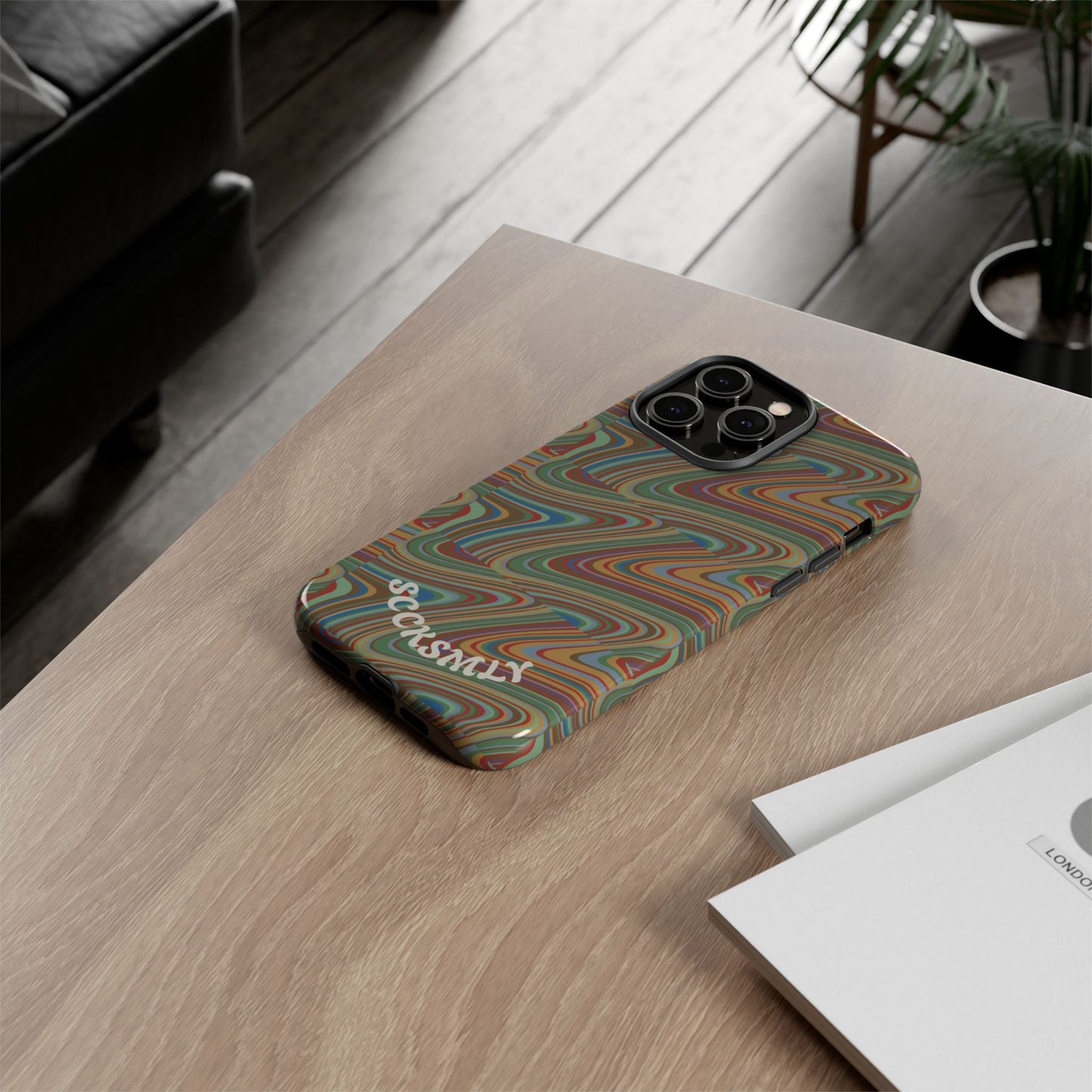 Earthly Waves Tough Phone Case for Apple
