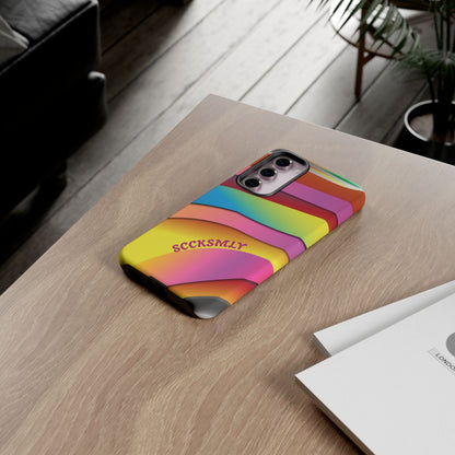 Modern Retro Rainbow Phone Case for Samsung