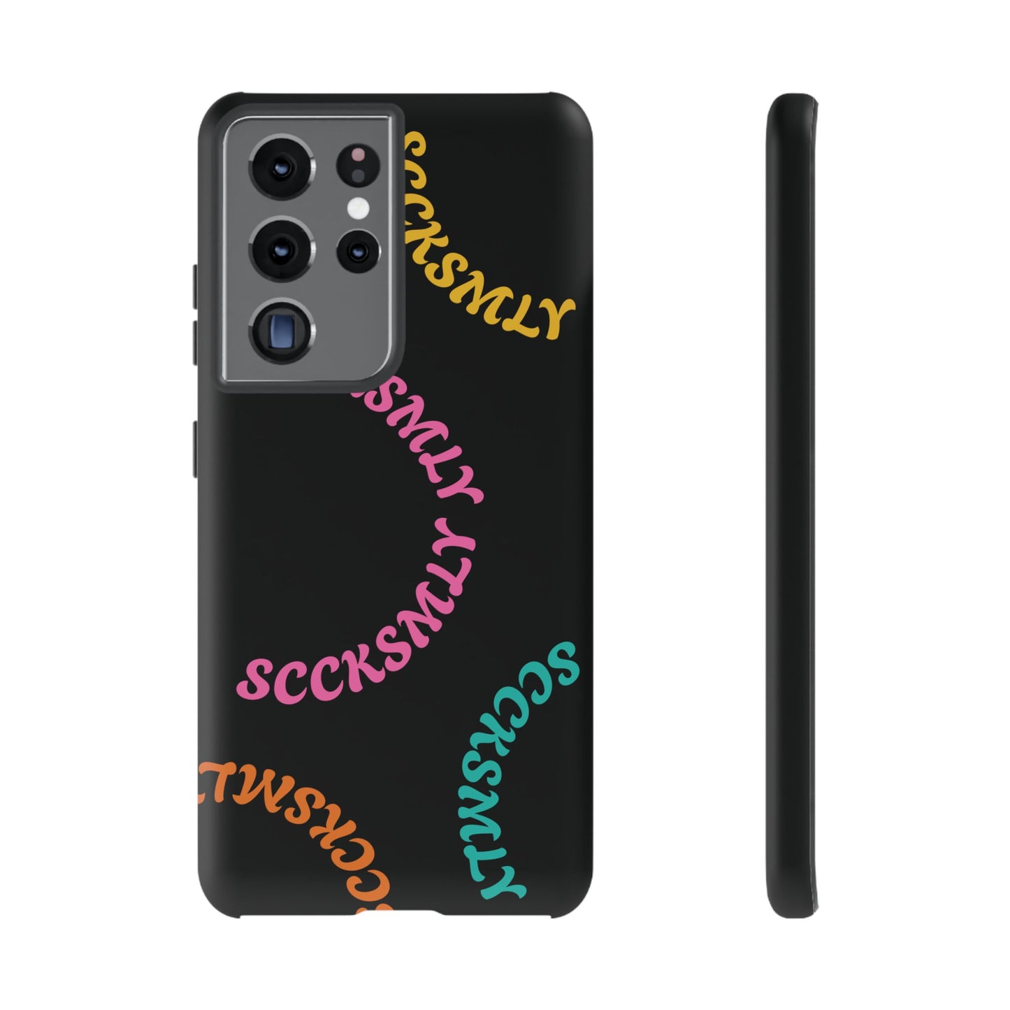 Y2K Wavy Script Tough Case for Samsung