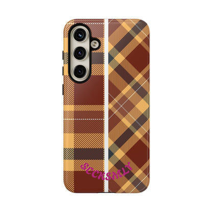 Autumn Plaid Phone Case for Samsung