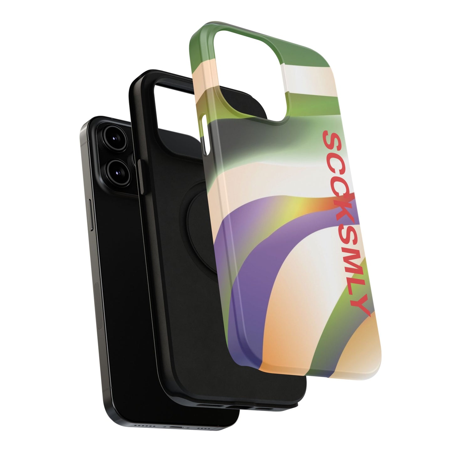 Green Waves Phone Case for "IOS or Apple"