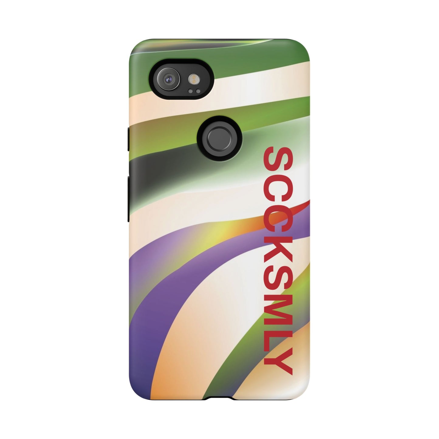 Green Waves Phone Case for Google Pixel