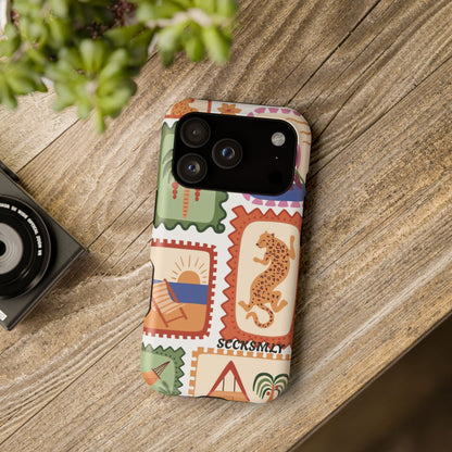 Tropical Print Phone Case for Apple