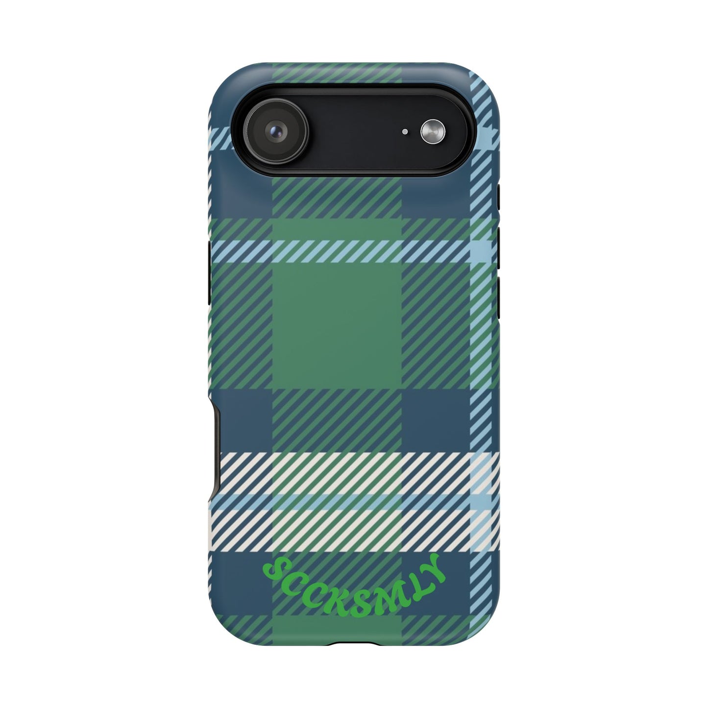 Earth and Sky Plaid Phone Case for Apple