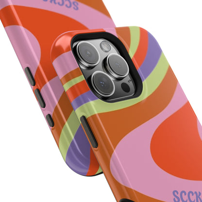 Curvy Swirl Phone Case for Apple