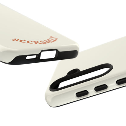 Toasted Eggshell Tough Phone Case for Samsung