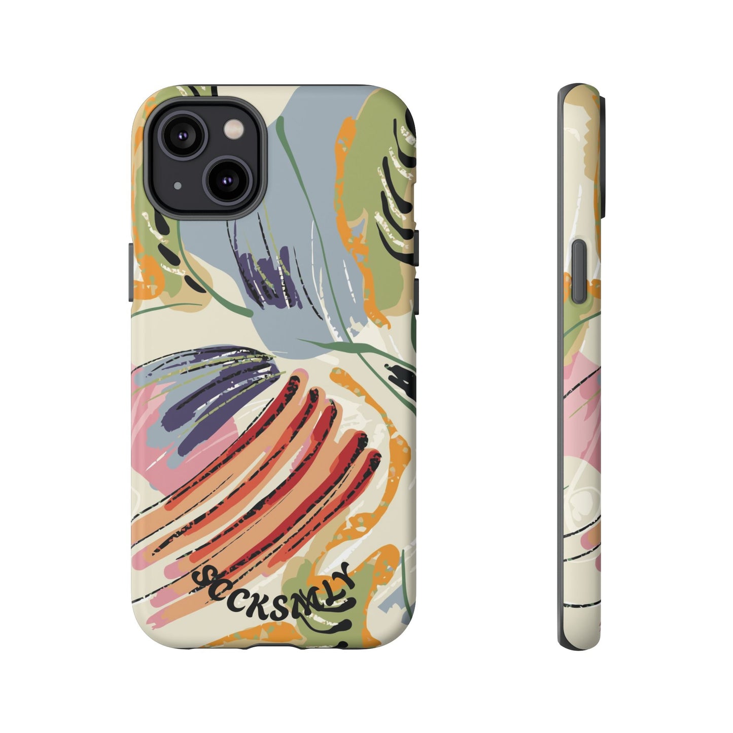 Botanical Strokes Palette Tough Phone Case for Apple