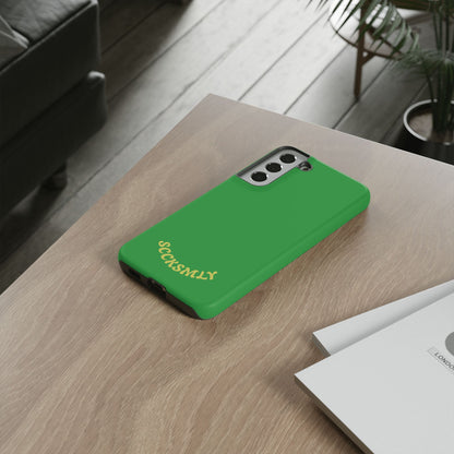 SOLID Green Grin Tough Case for Samsung