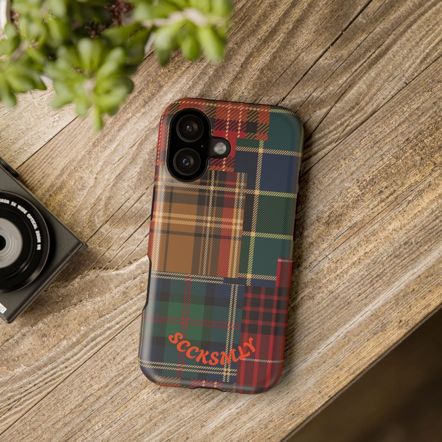 Heritage Hues Patchwork Tough Phone Case for Apple