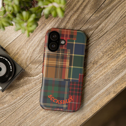 Heritage Hues Patchwork Tough Phone Case for Apple