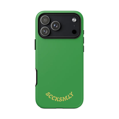 SOLID Green Grin Tough Case for Apple
