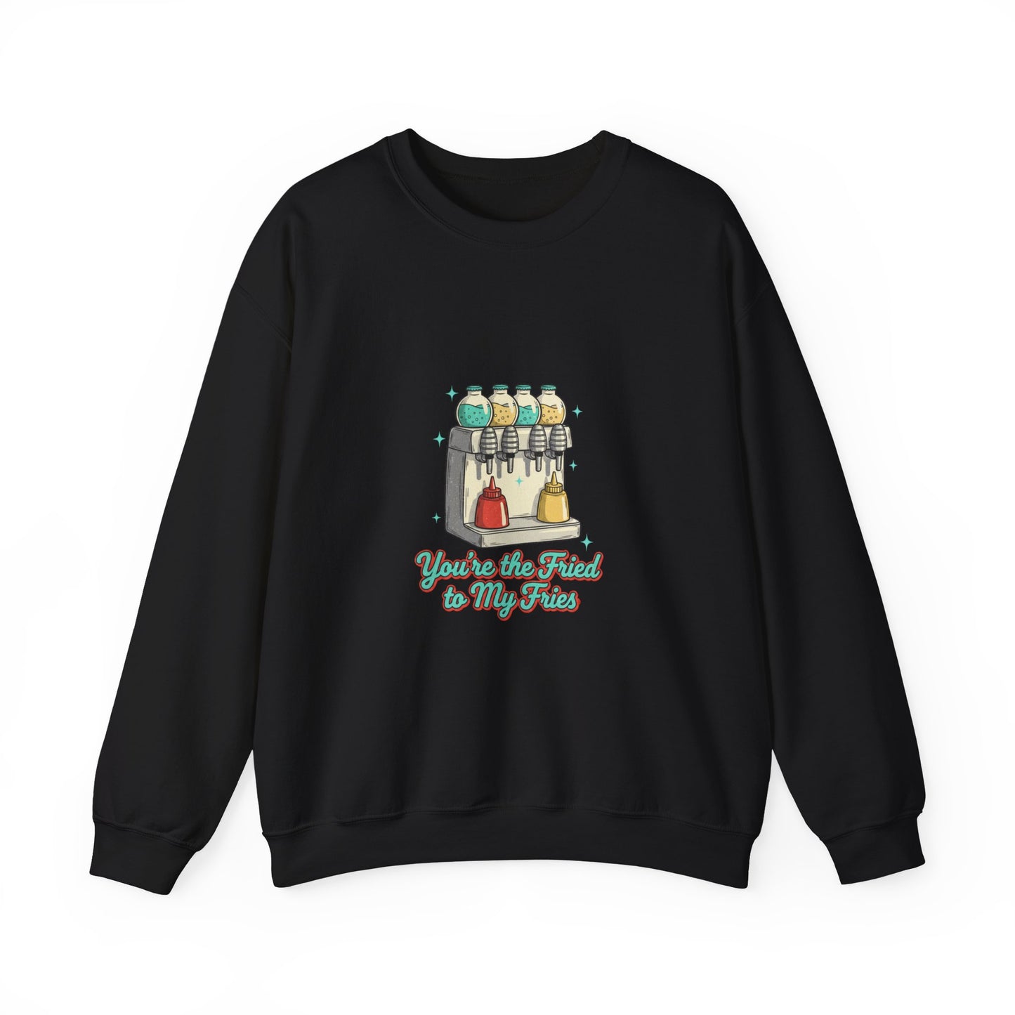 Soda Fountain Dispenser Sweatshirt | retro diner shirt, pantry label art