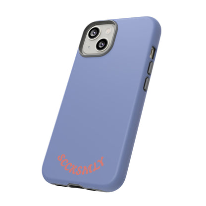 Periwinkle Blue Tough Phone Case for Apple