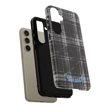 Smoky Grungy Plaid Phone Case for Samsung