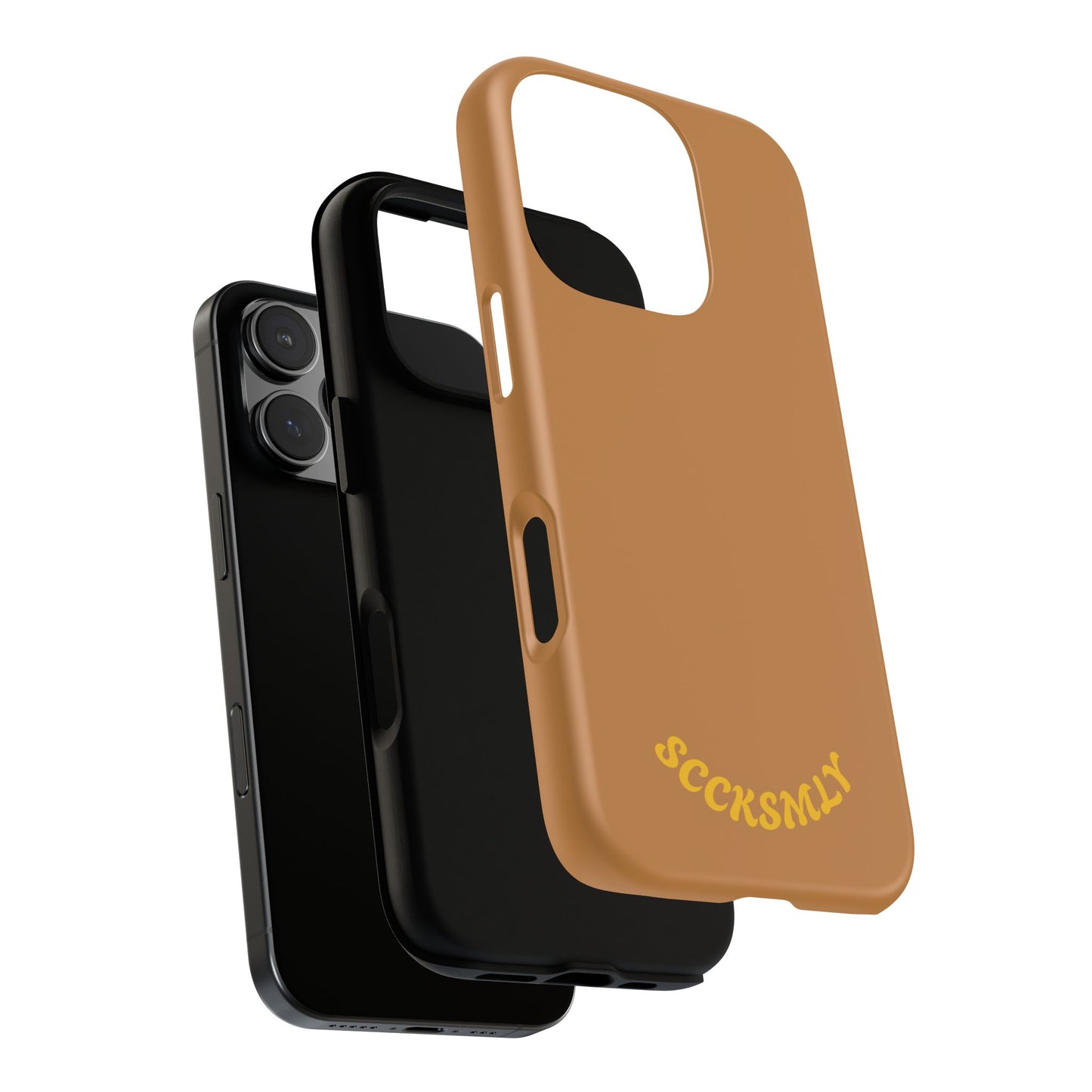 SOLID Spiced Caramel Tough Case for Apple