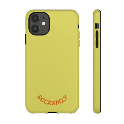 SOLID Lemon Dijon Glaze Tough Case for Apple