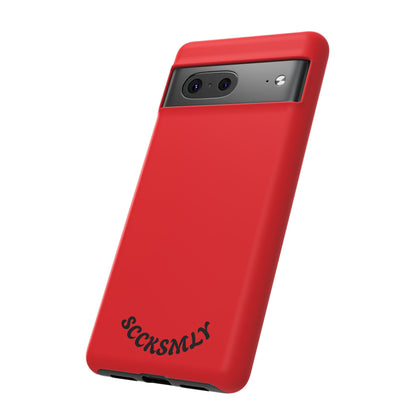 SOLID Screaming Red Tough Casee for Google Pixel