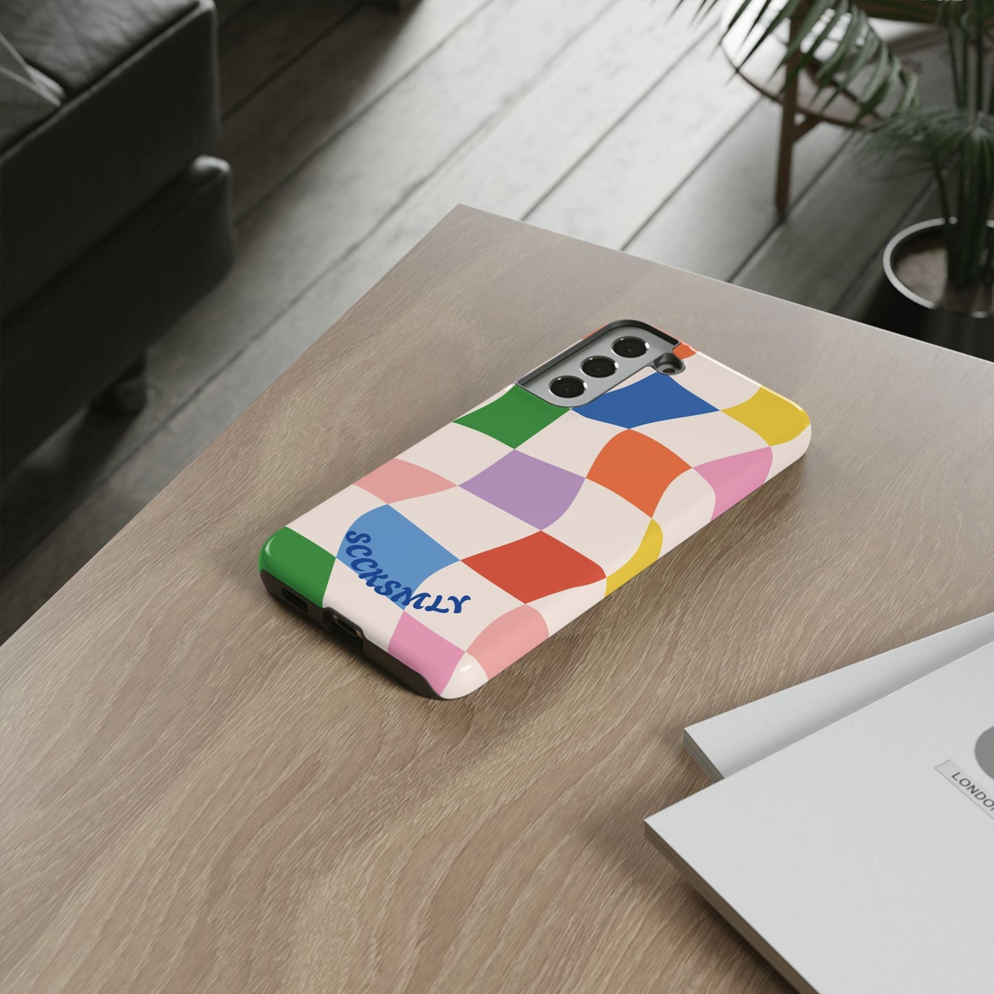 Checker Flicker Phone Case for Samsung