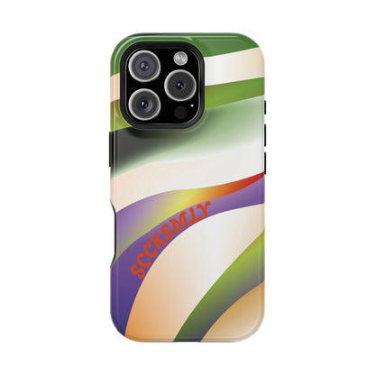 Green Waves Phone Case for Apple