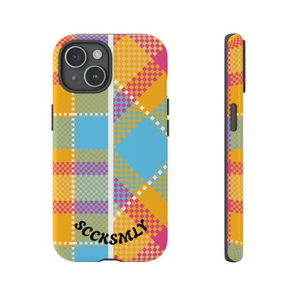 Pattern Punch Phone Case for Apple
