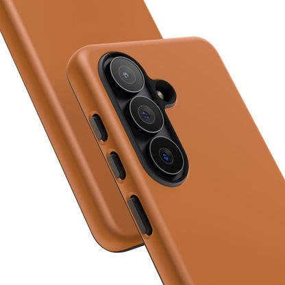 SOLID Terracotta Coal Tough Case for Samsung