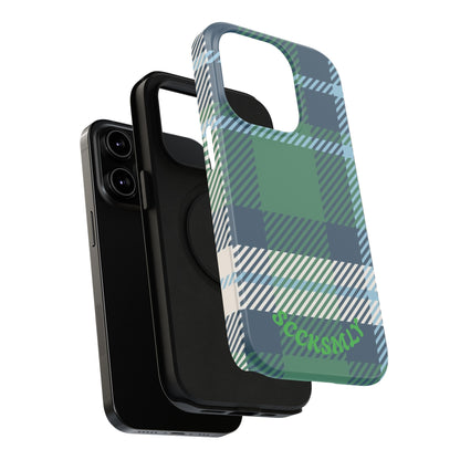 Earth and Sky Plaid Phone Case for Apple