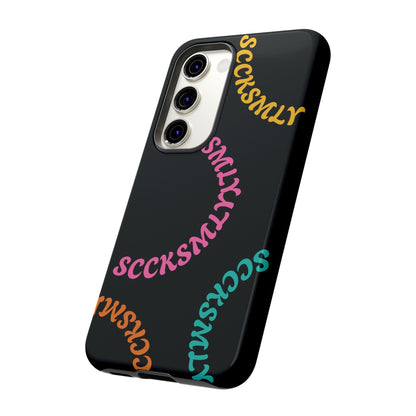 Y2K Wavy Script Tough Case for Samsung