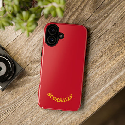 SOLID Calm Cherry Tough Case for Apple