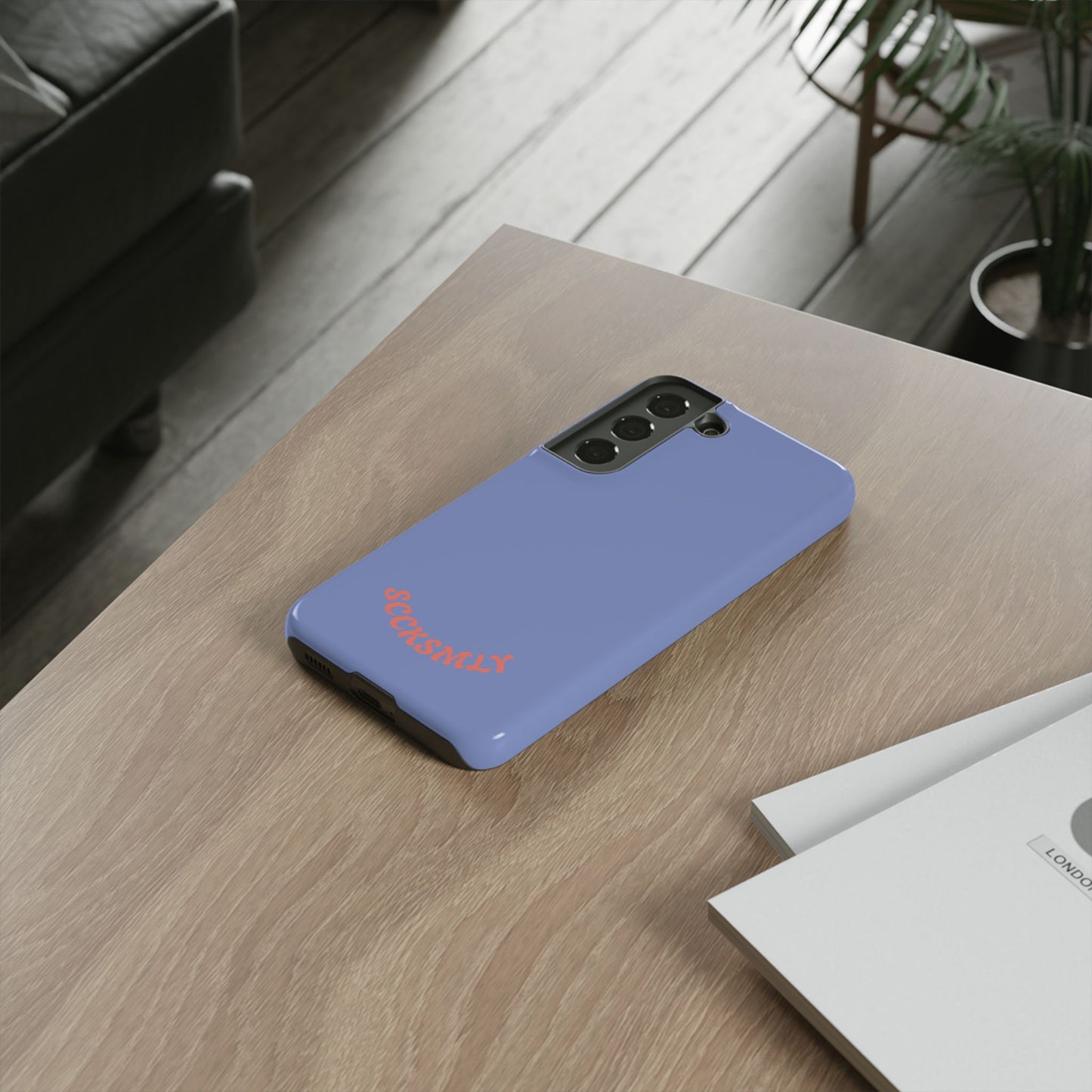 Periwinkle Blue Tough Phone Case for Samsung
