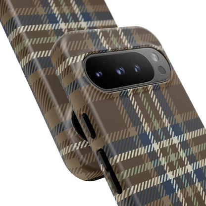 Earth and Sky Plaid Phone Case for Google Pixel