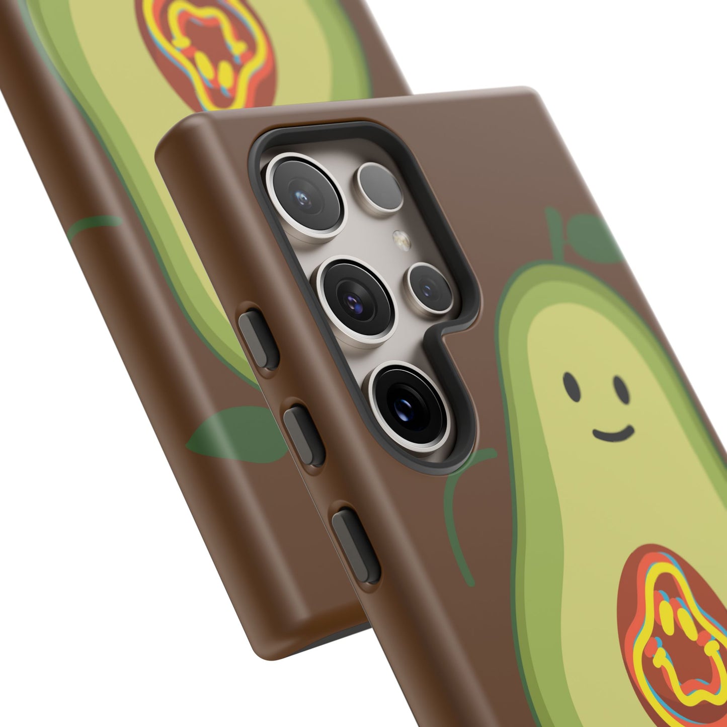 Playful Vegan Avocado Phone Case for Samsung