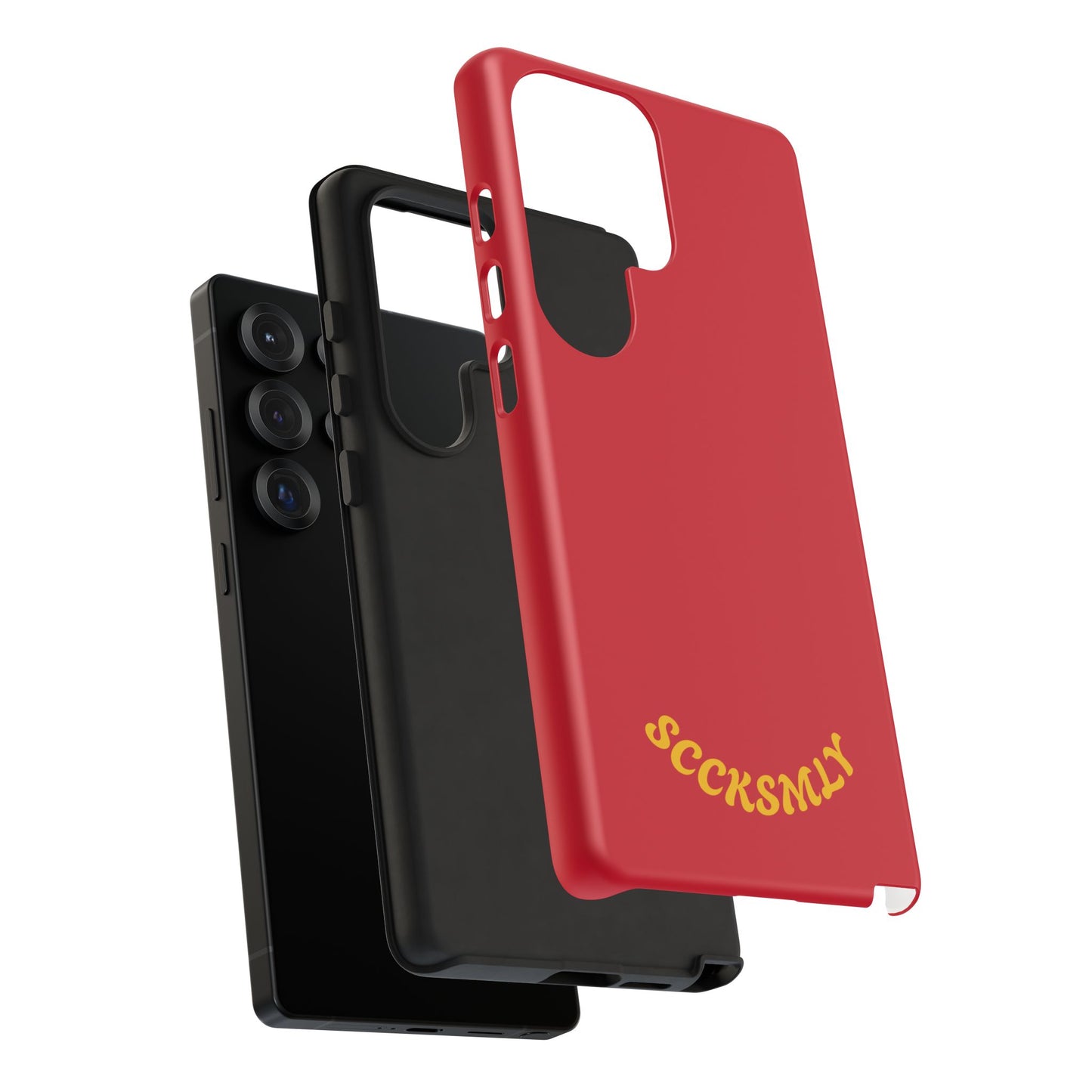 SOLID Calm Cherry Tough Case for Samsung
