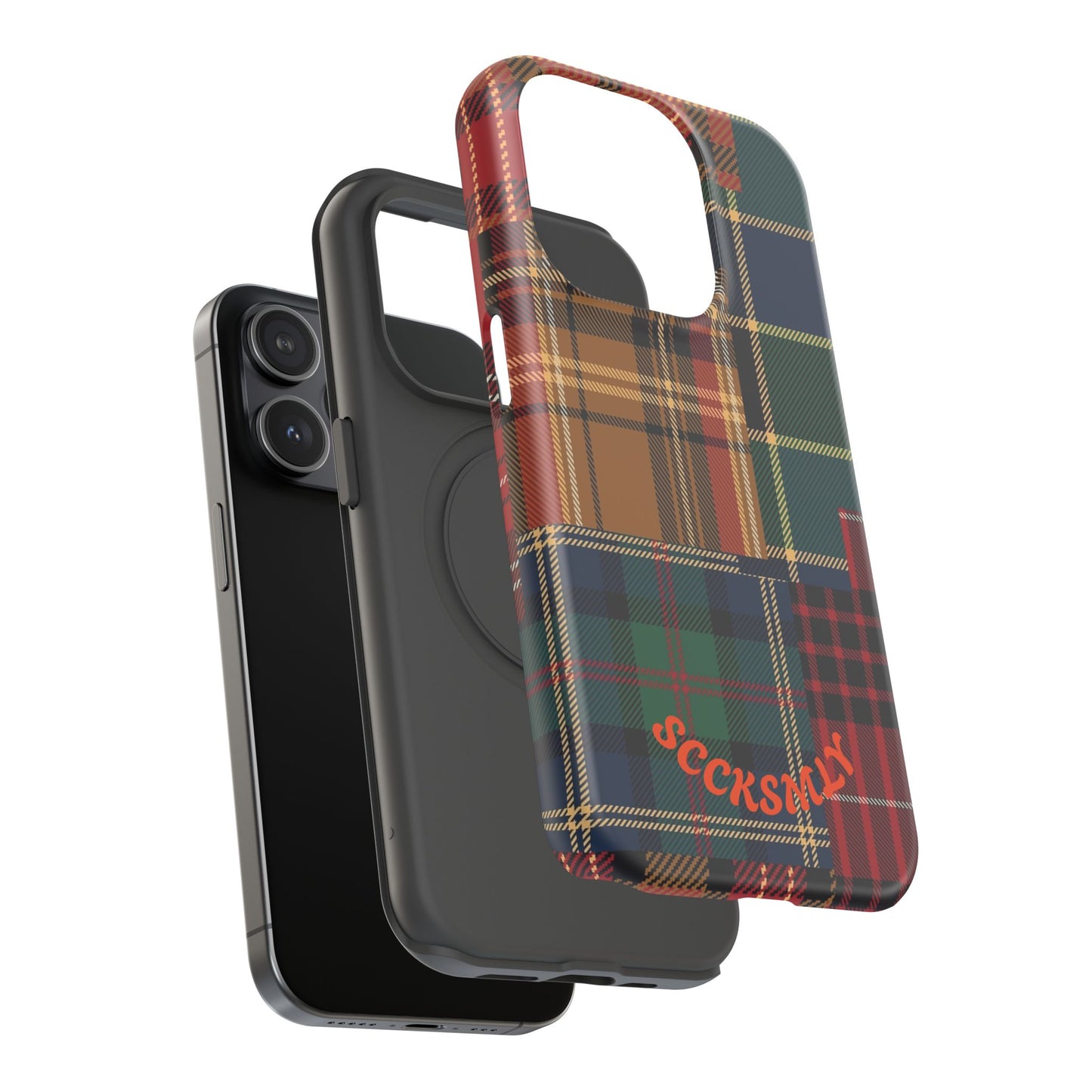 Heritage Hues Patchwork Tough Phone Case for Apple