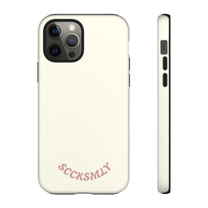 Sweet Oat Milk Tough Phone Case for Apple