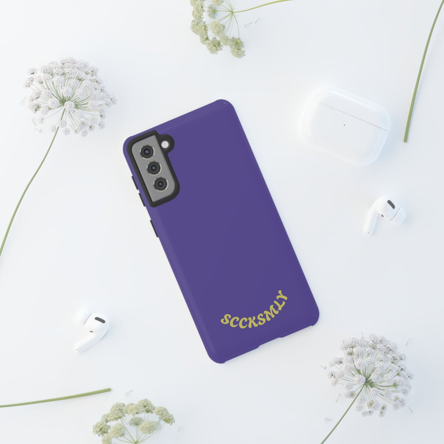 SOLID Dreamy Dusk Purple Tough Case for Samsung