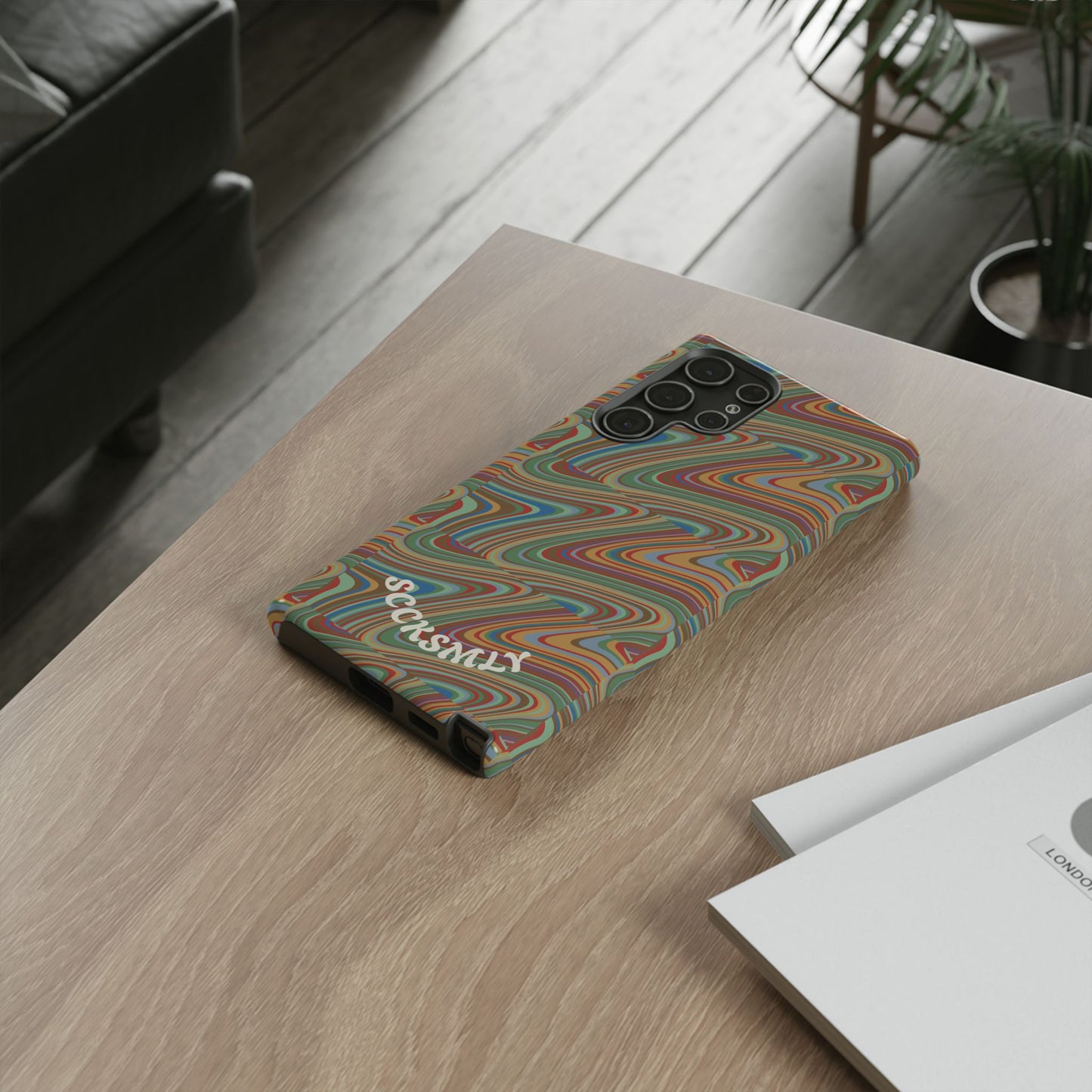 Earthly Waves Tough Phone Case for Samsung